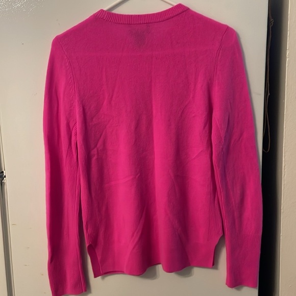 Nordstrom Halogen Women’s Pink 100% Cashmere Sweater Size XS Crewneck Luxury - Picture 4 of 5